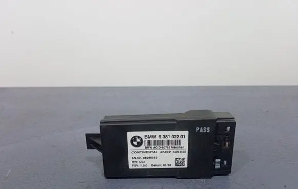 BMW 7 F01 F02 F03 F04 Seat control module 9381022