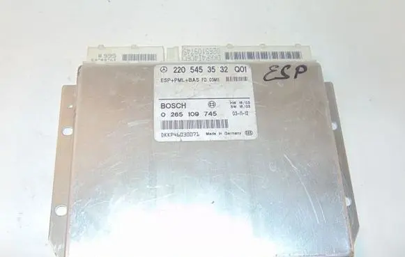 Mercedes-Benz S W220 ESP (stability system) control unit A2205453532 2205453532 0265109745
