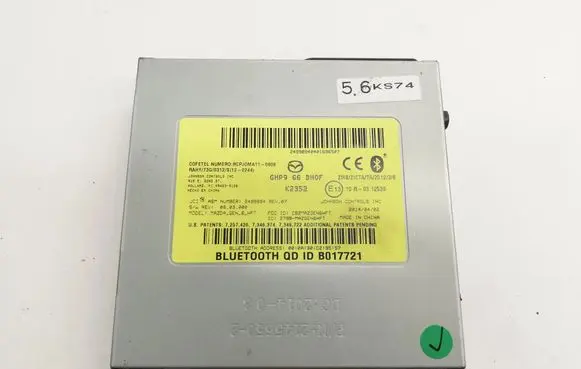 Mazda CX-5 Bluetooth control unit module GHP966DH0F