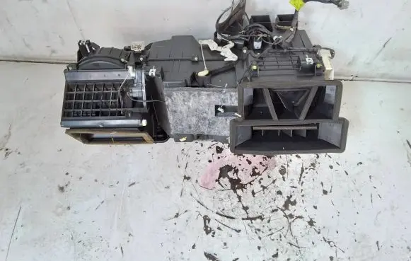 Interior heater climate box assembly