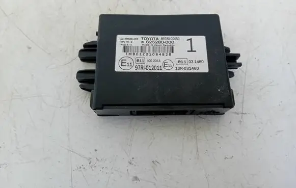 Toyota Yaris Immobilizer control unit/module 897800D050 625280000 97RI012011