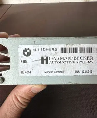 BMW 5 E60 E61 Bluetooth control unit module 6920461 1321749