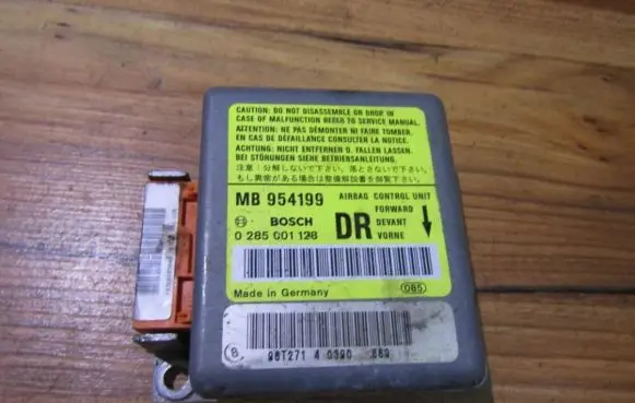 Mitsubishi Carisma Airbag control unit/module 0285001128