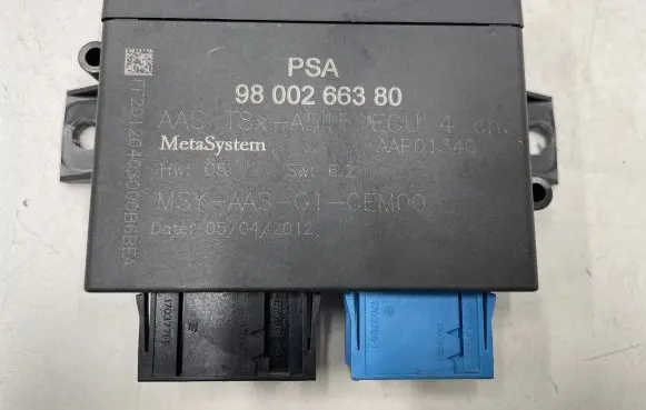 Peugeot 5008 Parking PDC control unit/module 9800266380 AAP01340