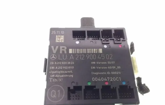 Mercedes-Benz E W212 Door control unit/module A2129004502 A2128203826