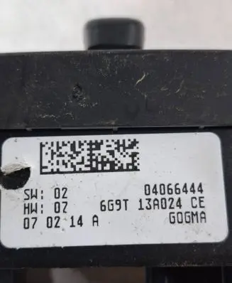 Ford S-MAX Light switch 04066444 6G9T13A024CE 070214A