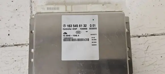Mercedes-Benz ML W163 ESP (stability system) control unit 1635456132 TBR0120B10 10094615464