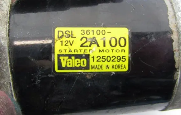Hyundai Accent Starter motor