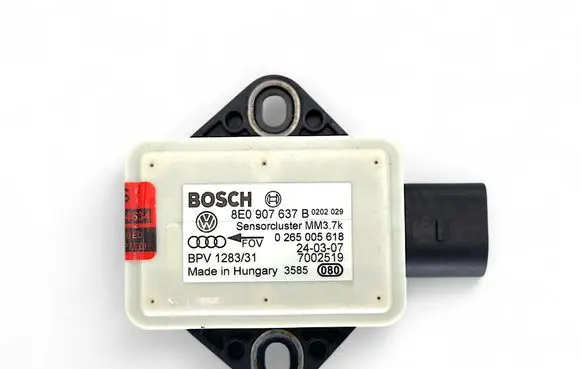 Audi A6 S6 C6 4F ESP acceleration yaw rate sensor 8E0907637B BPV128331 0265005618