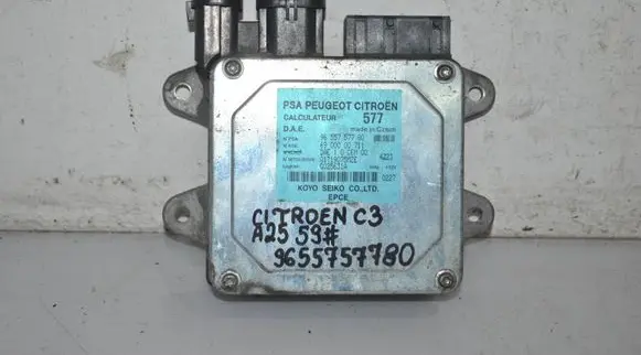 Citroen C3 Power steering control unit/module 9655757780