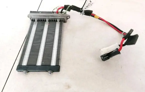 Electric cabin heater radiator
