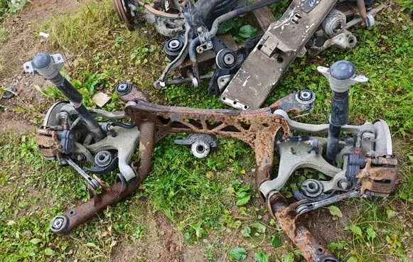 Rear axle beam