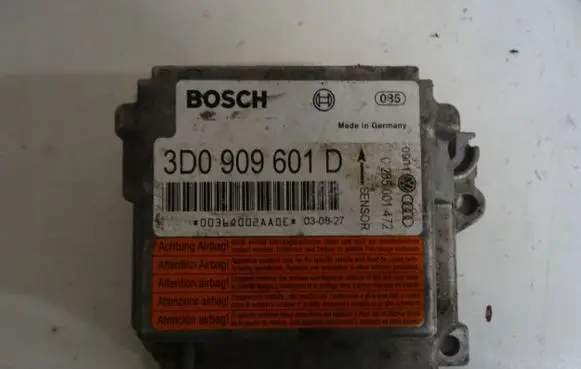 Volkswagen Touareg I Airbag control unit/module 3D0909601D