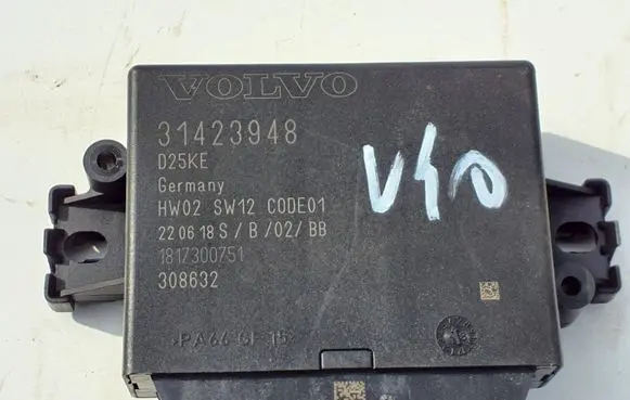 Volvo V40 Parking PDC control unit/module 31423948 308632 1817300751