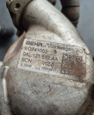 Volkswagen Jetta VI EGR valve cooler 04L131512AA 04L253120K