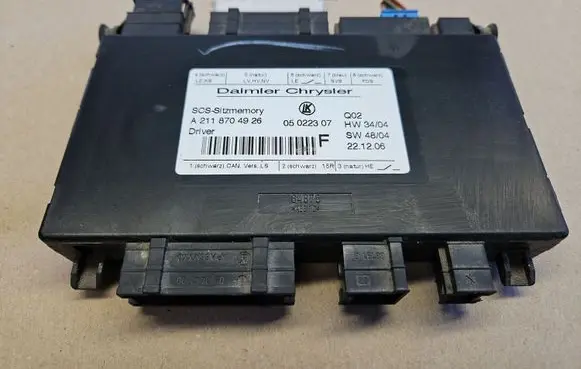 Mercedes-Benz GL X164 Seat control module A2118704926 2118704926
