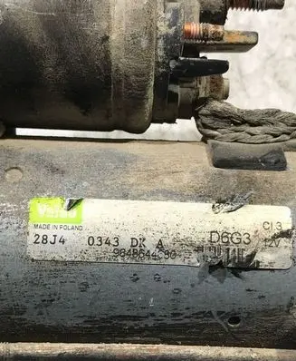 Citroen C3 Starter motor 9648644686