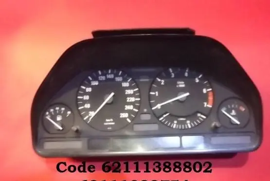 BMW 5 E34 Speedometer (instrument cluster) 62111388802 62111388754 VDO110008432001