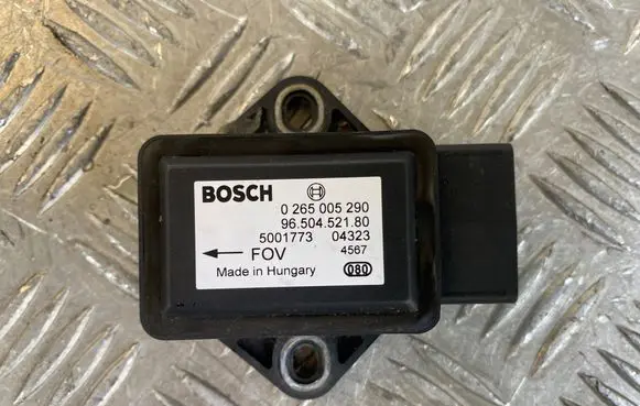 Peugeot 307 ESP acceleration yaw rate sensor 9650452180 0265005290 5001773