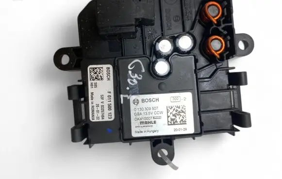 BMW 5 G30 G31 Heater blower motor/fan resistor F011500123 0130309507