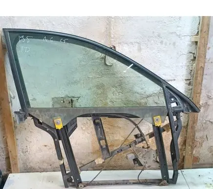 Audi A6 S6 C5 4B Front door window/glass frame 4F0837754D 102854XXX