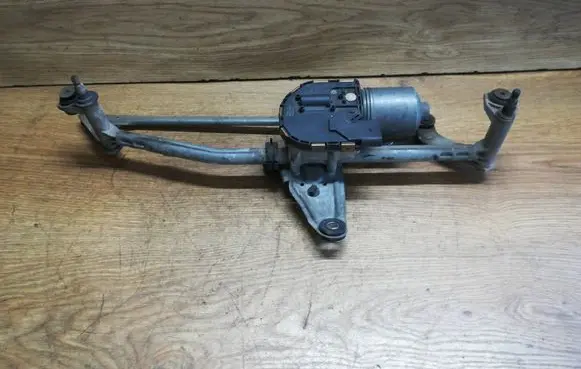 Volkswagen PASSAT B6 Front wiper linkage and motor 3C1955119 3C1955023B