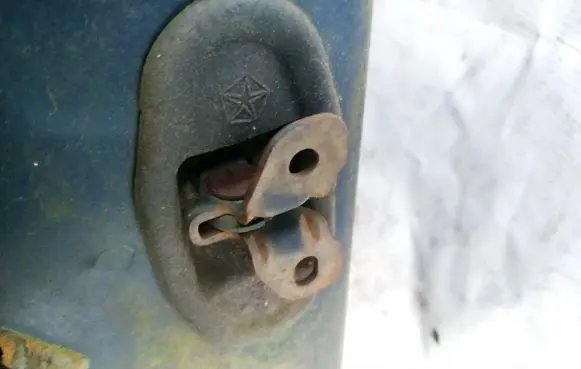 Dodge Neon Rear door check strap stopper