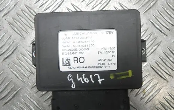 Mercedes-Benz A W176 Other control units/modules A2469003417 G4617