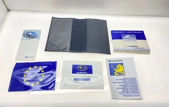Subaru Legacy Owners service history hand book 
