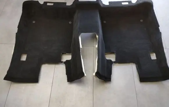 Mercedes-Benz S W222 Rear floor carpet liner A2226800741
