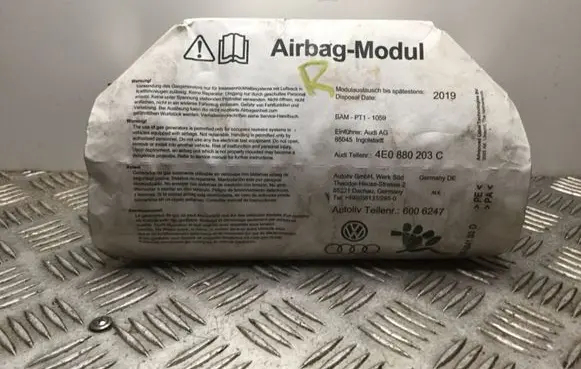Audi A8 S8 D3 4E Passenger airbag 4E0880203C 6006247