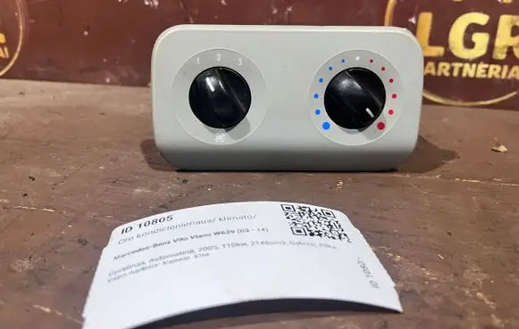 Mercedes-Benz Vito Viano W639 Climate control unit A6398300685KZ
