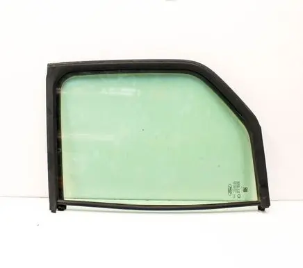 Rear vent window glass