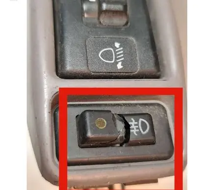 Chrysler Voyager Headlight level height control switch 