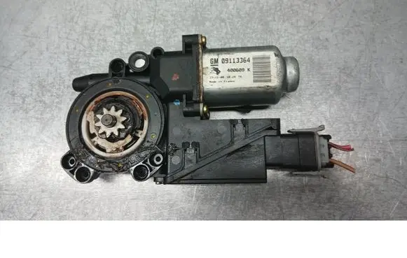 Opel Corsa C Front door window regulator motor 09113364