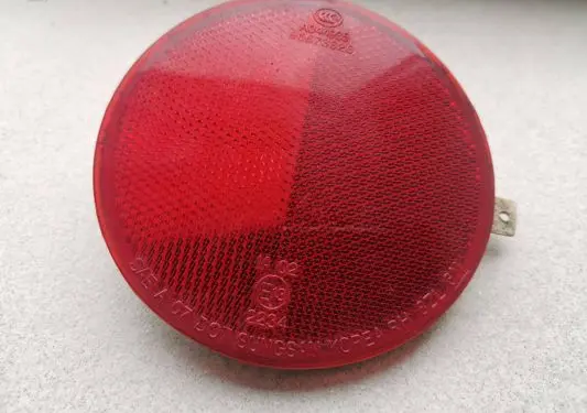 Rear tail light reflector