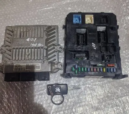 Peugeot 607 Engine ECU kit and lock set 9661836080 9655534080 5WS40316DT