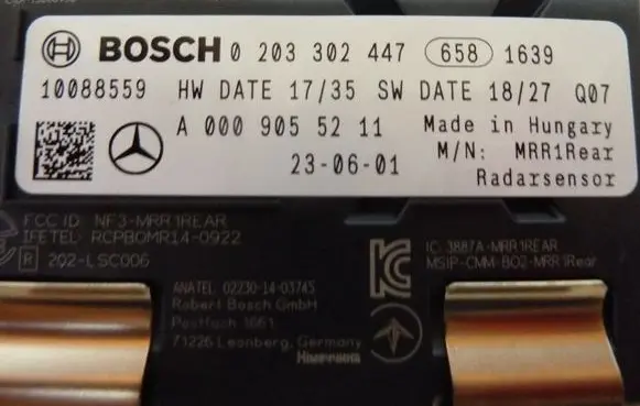 Mercedes-Benz X-class W470 Distronic sensor radar 0203302447