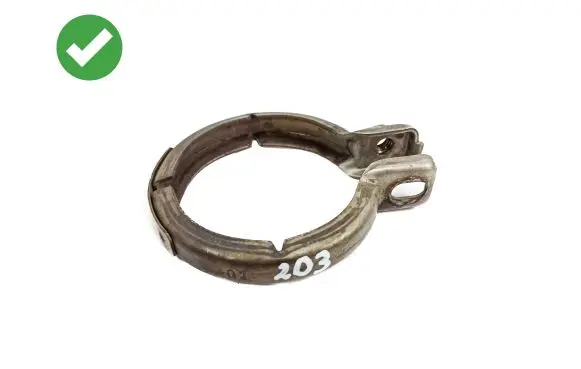 Mercedes-Benz C W203 Muffler pipe connector clamp A2034900641