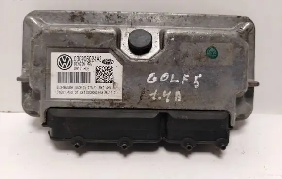 Volkswagen Golf V Engine control unit/module 03C906024AS 6160145000 6L34BVUBE