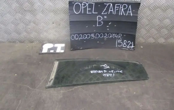 Opel Zafira B Sliding door window/glass 