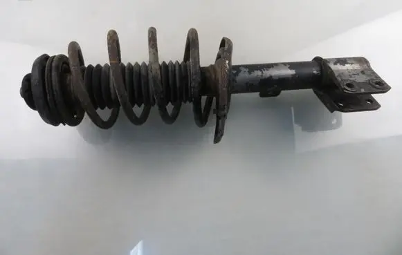 Front shock absorber with coil spring