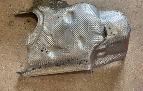 Porsche 911 991 Exhaust heat shield 99150547802