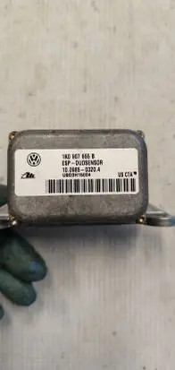 Volkswagen Touran I ESP acceleration yaw rate sensor 1K0907655B U9D3H15004 DU0SESS