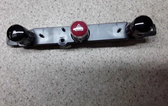 Fiat 500X Hazard light switch 07356109110