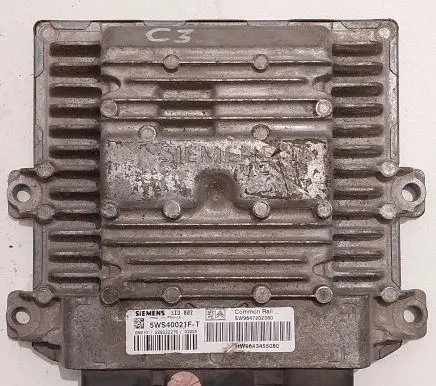 Citroen C3 Engine control unit/module 9643455080 9647202380 5WS40021FT