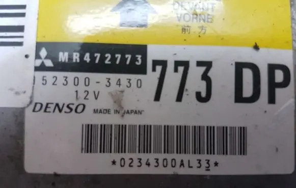 Mitsubishi Pajero Airbag control unit/module MR472773 1523003430