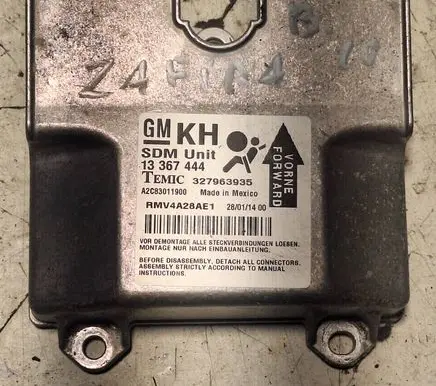 Opel Zafira B Airbag control unit/module 13367444 327963935 A2C83011900
