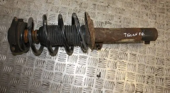Volkswagen Tiguan Front shock absorber with coil spring 5N0400054T