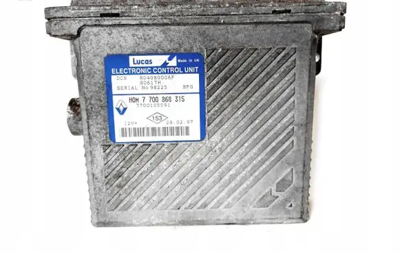 Renault Scenic I Engine control unit/module 7700868315